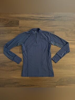 Women’s Small Navy Noble Outfitters Long Sleeve Horseback Riding Sunshirt